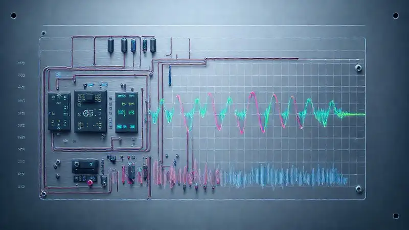 Gráfico de respuesta de un amplificador digital