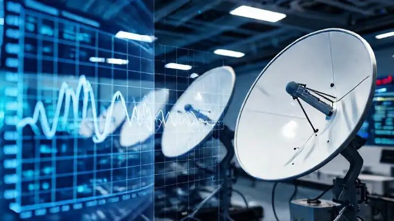 Antenas satelitales y ondas electromagnéticas modernas