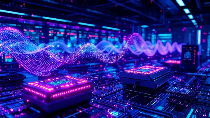 Sensores cuánticos futuristas y tecnología avanzada