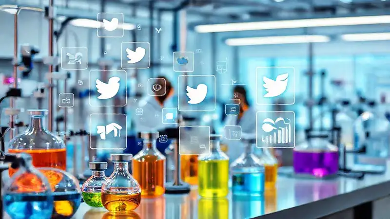 Iconos sociales en equipo de ingeniería química