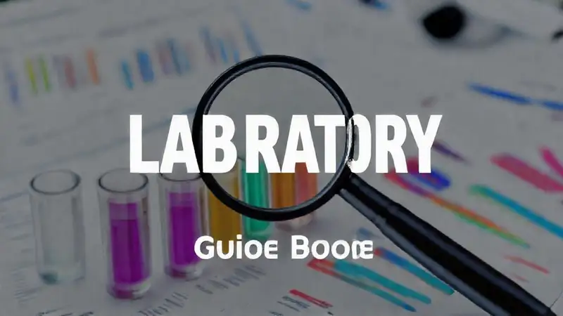 Resultados de laboratorio en un diseño informativo