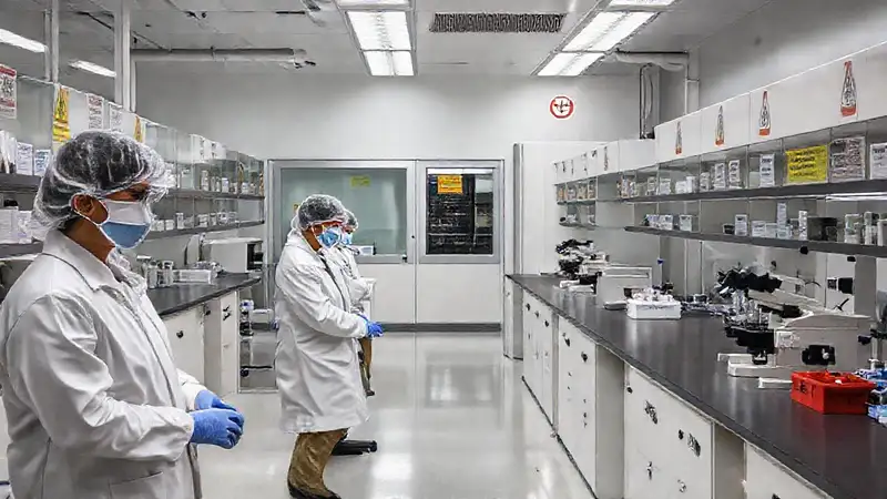 Equipo de laboratorio seguro y organizado