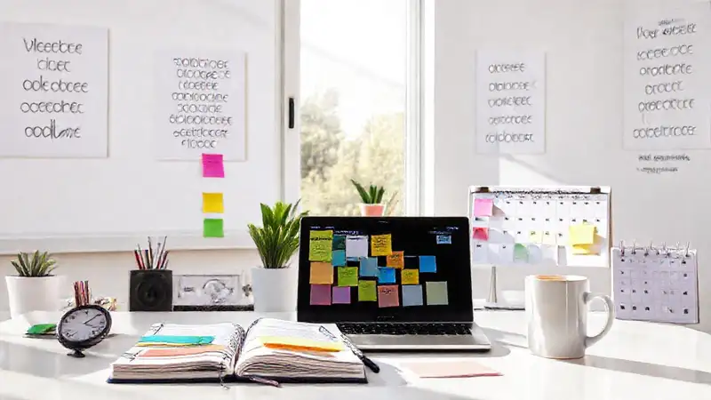 Espacio de trabajo motivador y organizado