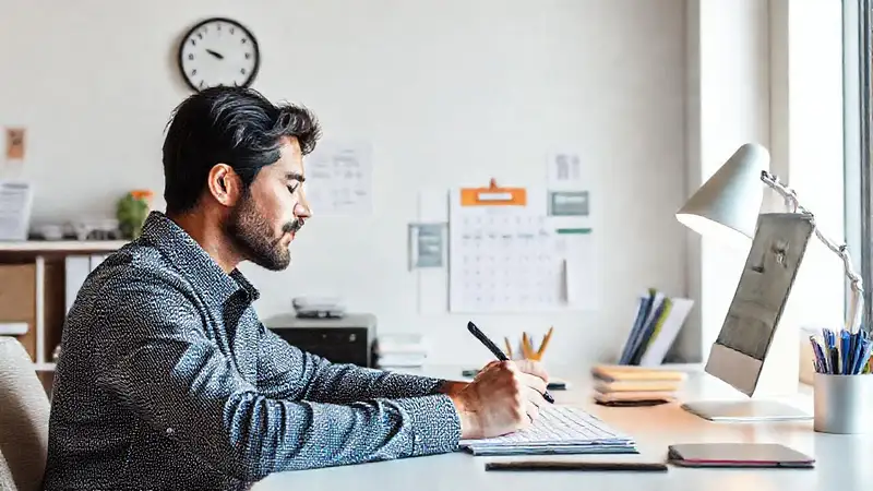 Espacio organizado con enfoque y estilo minimalista