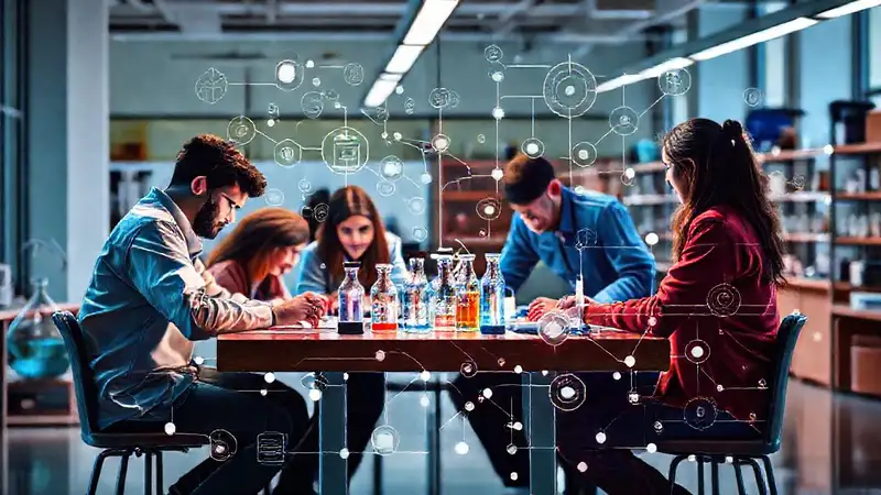 Estudiantes colaboran en un entorno innovador y diverso