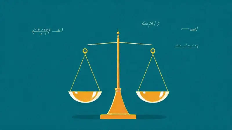 Ilustración moderna de fuerzas opuestas