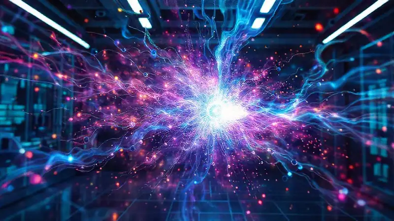Fenómenos cuánticos en arte y ciencia futurista