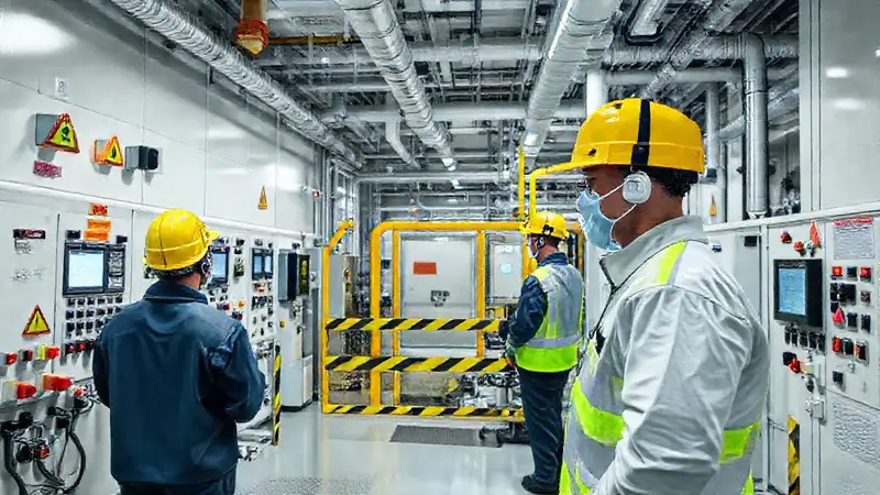 Seguridad y control en instalaciones industriales avanzadas