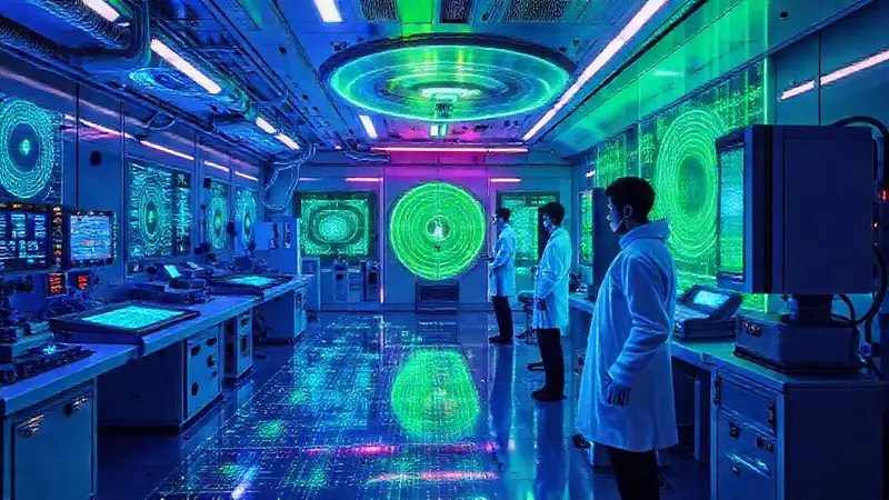 Laboratorio futurista de análisis energético avanzado