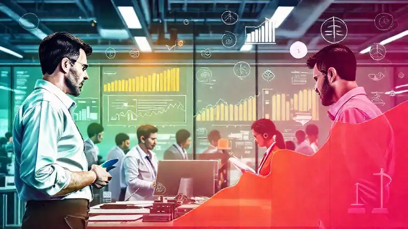 Trabajo y regulación en oficina moderna digital