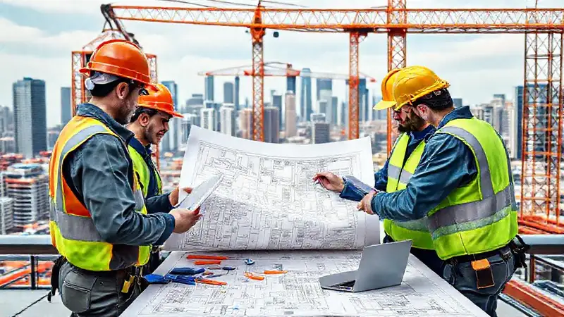 Planificación y colaboración en obra moderna