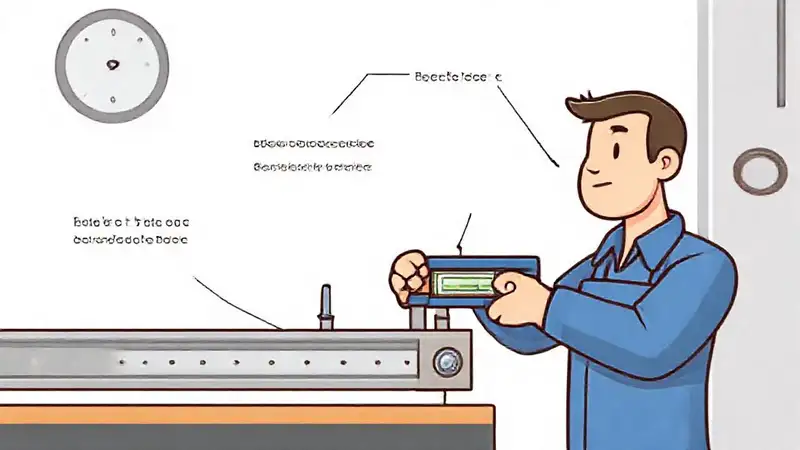 Ilustración de mecánico midiendo torque en palanca
