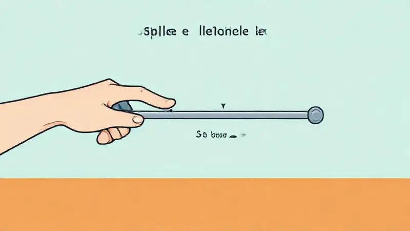 Ilustración sencilla de una palanca y fuerza