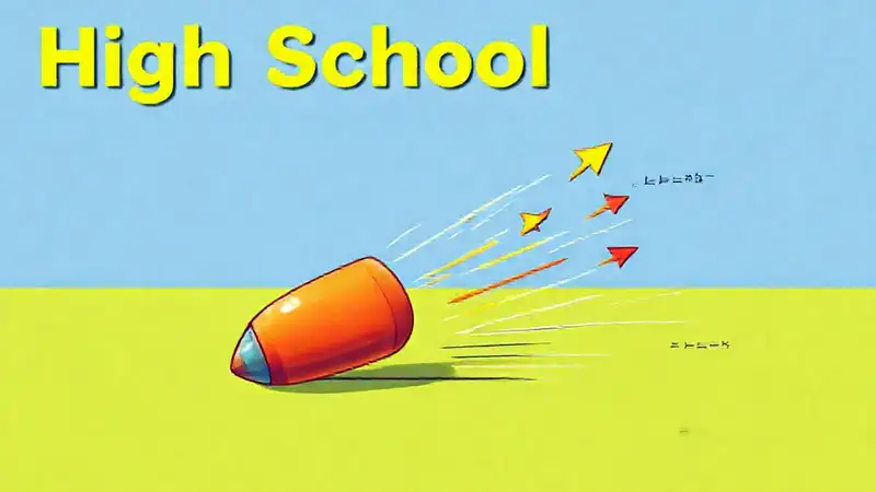 Portada escolar de física con ilustraciones coloridas