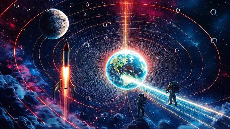 Líneas magnéticas, exploración espacial y cuerpos celestes