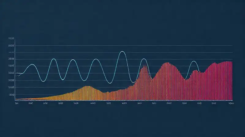 Gráfico de ondas sonoras con espectro vibrante