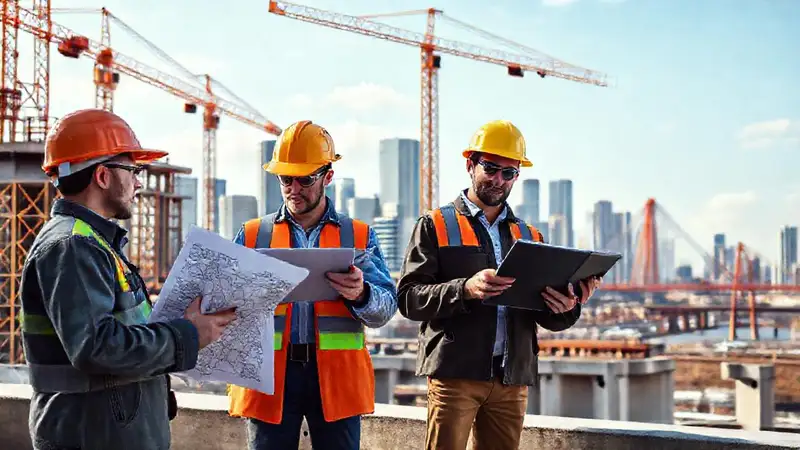 Recursos y escenas de ingeniería civil moderna