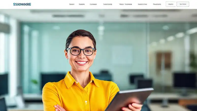 Currículum moderno y profesional con joven confianza
