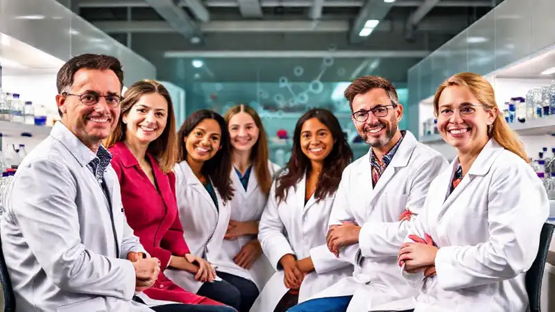Entrevista química moderna con confianza y diversidad