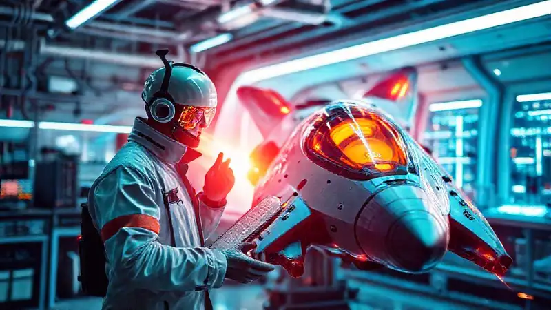 Ingeniero aeroespacial futurista diseña naves innovadoras