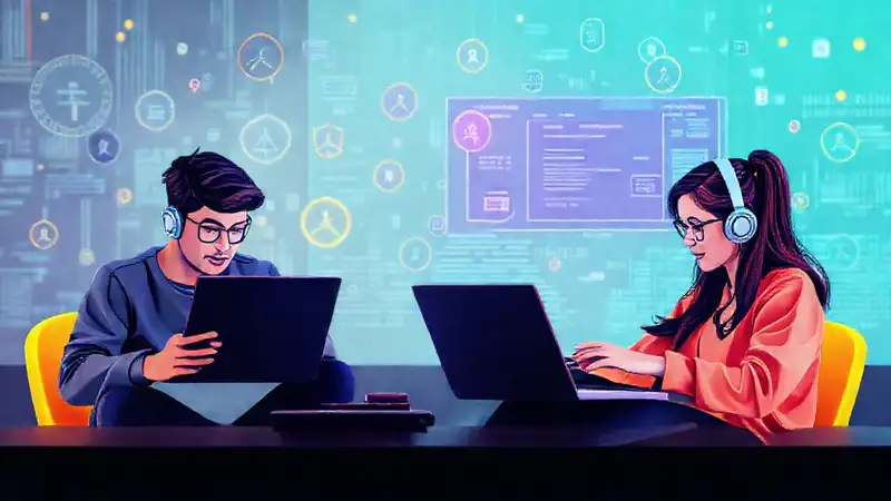 Entorno digital moderno para estudiar en línea