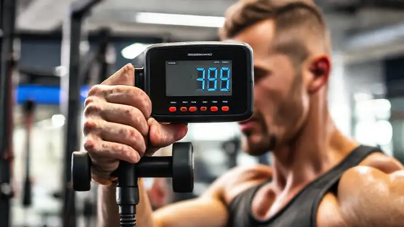 Atleta mide potencia en entrenamiento dinámico