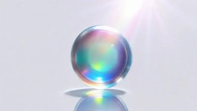 Lente óptica: reflexión, refracción y espectro