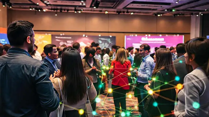 Evento de networking con profesionales diversos y dinámicos