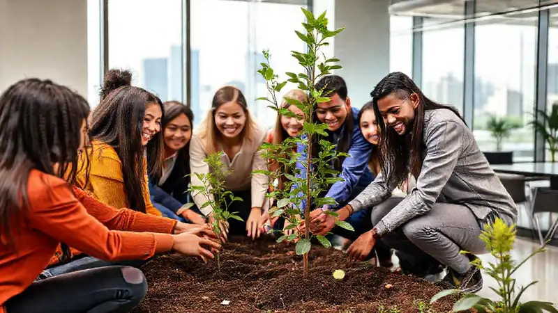 Profesionales y voluntarios trabajan en proyecto comunitario