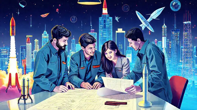 Ingenieros jóvenes diseñan tecnología espacial moderna