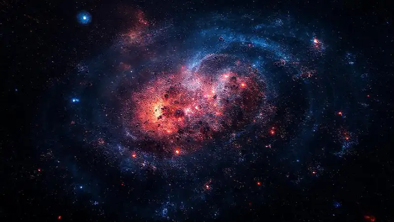 Visualización científica de cúmulos y materia oscura