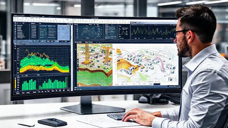 Interfaz de software de ingeniería civil digital