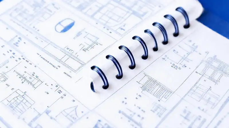 Cuaderno de ingeniería moderno, claro y profesional