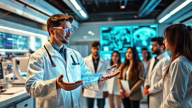 Ingeniero biomédico presenta innovador laboratorio futurista