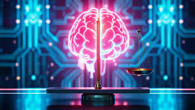 Cerebro holográfico de IA, ética y tecnología