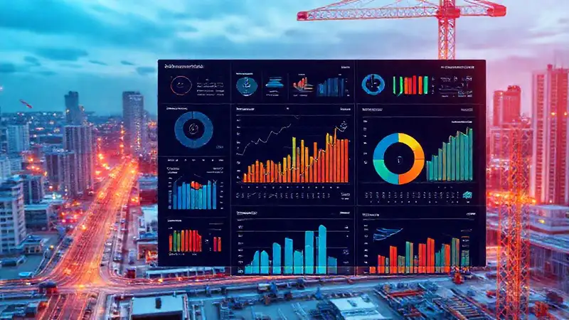 Paneles, planos y gráficos de infraestructura y ciudad