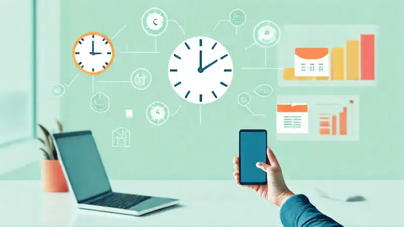 Herramientas digitales y productividad en espacio moderno