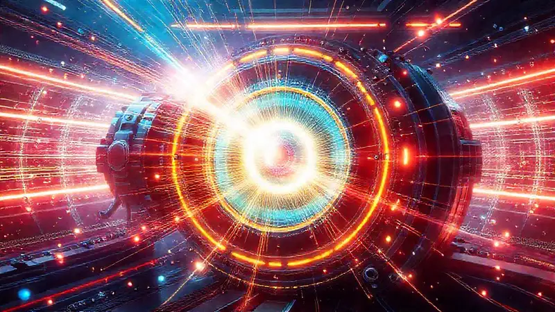 Colisionador futurista con partículas de Higgs