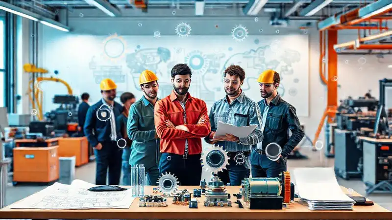 Iconos y herramientas de ingeniería colaborativa