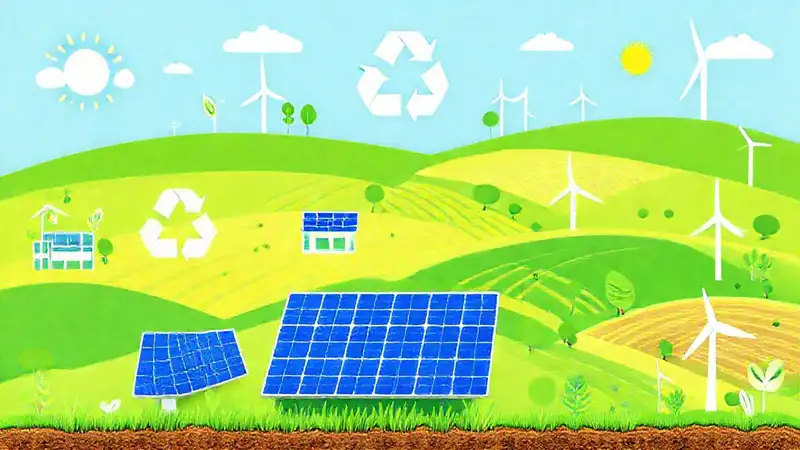 Imágenes ecológicas de energía renovable y sostenibilidad