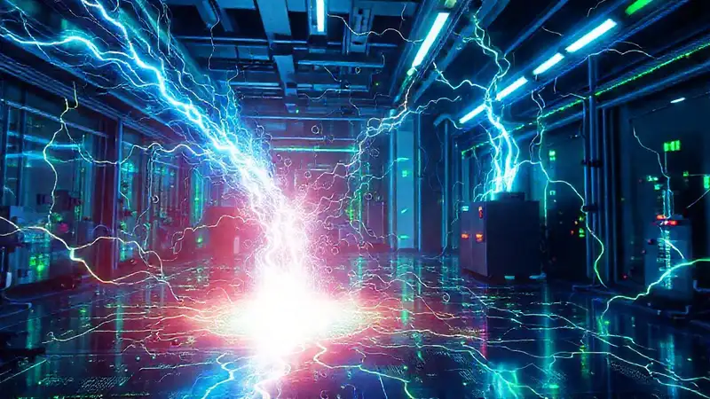 Campo de conversión energética con arcos eléctricos