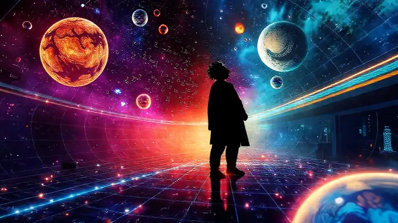 Esquema de Einstein en universo futurista vibrante