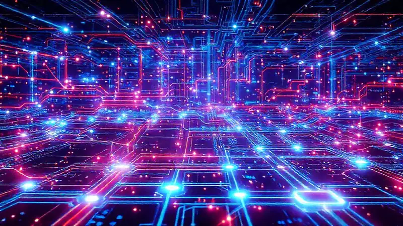 Red moderna, tecnología avanzada y automatización