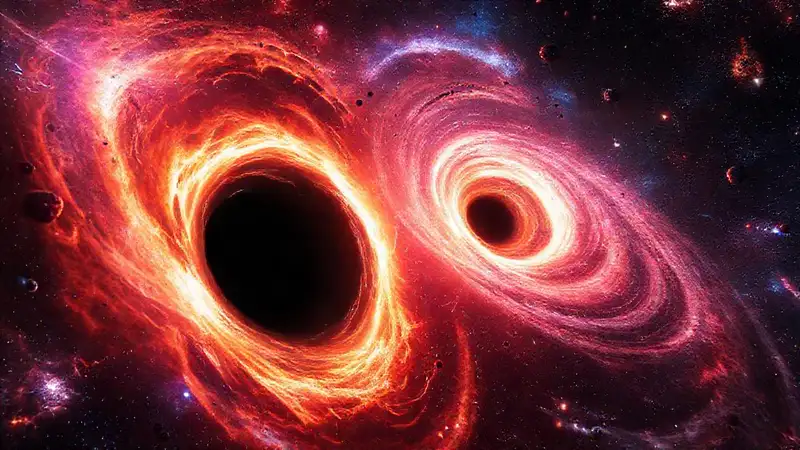 Agujeros negros, estrellas y galaxias futuristas