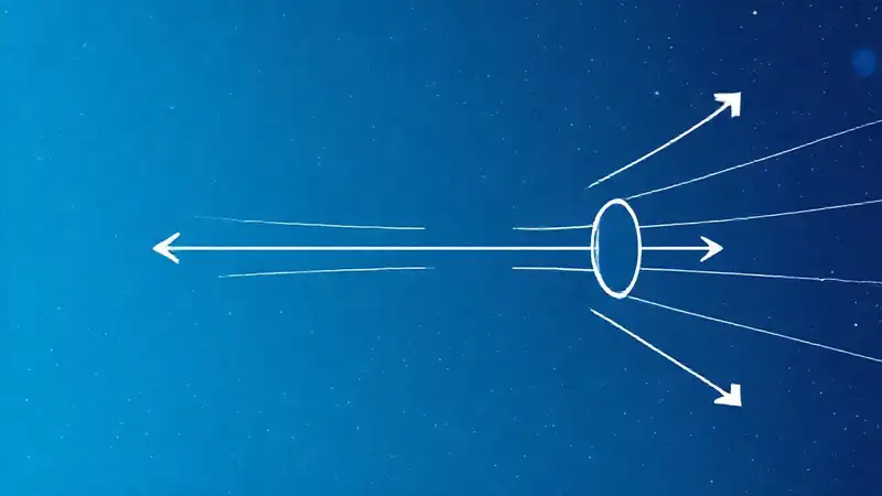 Líneas de flujo magnético en diagrama minimalista