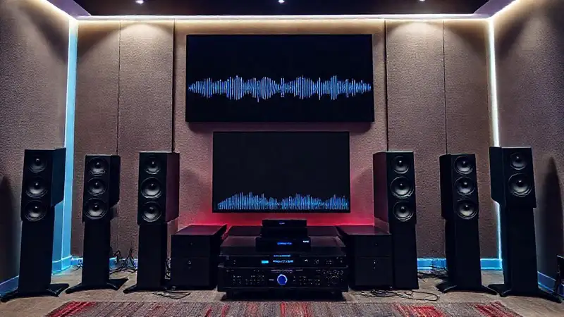Sistema de cine en casa con sonido inmersivo
