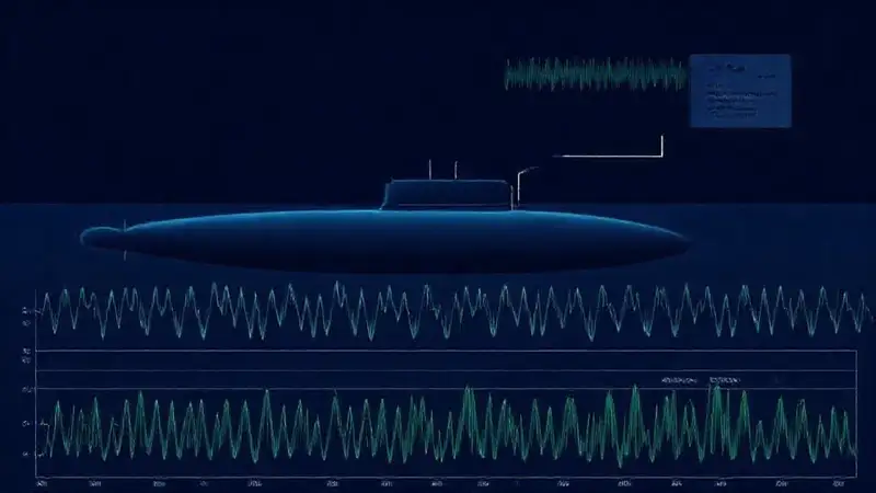 Sistema de sonar submarino para detectar sonidos