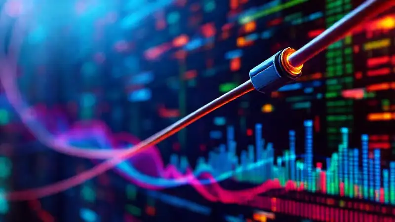 Imágenes digitales de cables y ondas tecnológicas