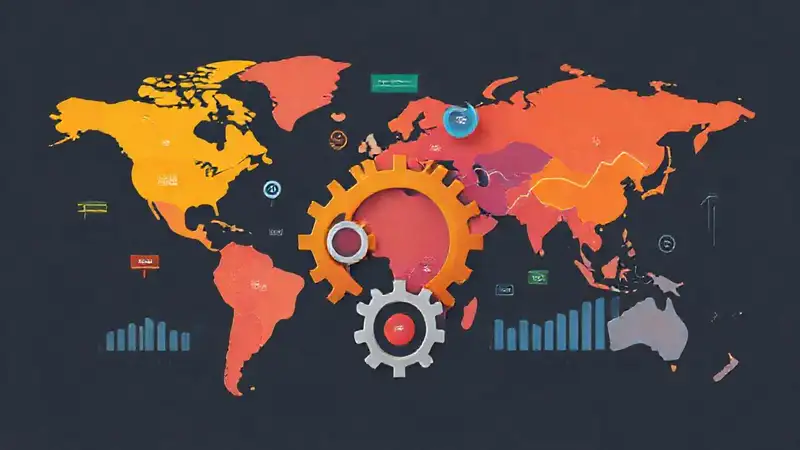 Economía global y mercados en diseño moderno