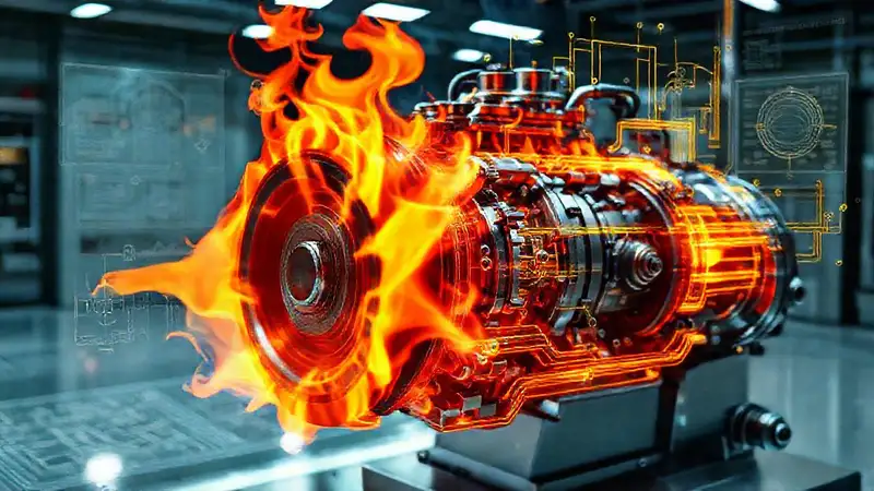 Componentes y energía de un motor avanzado